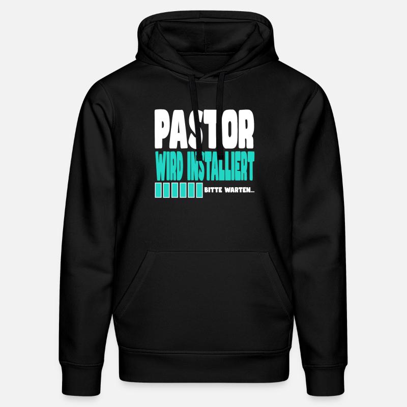 Pastor wird installiert - Stanley/Stella Unisex Bio-Hoodie DRUMMER  - Schwarz