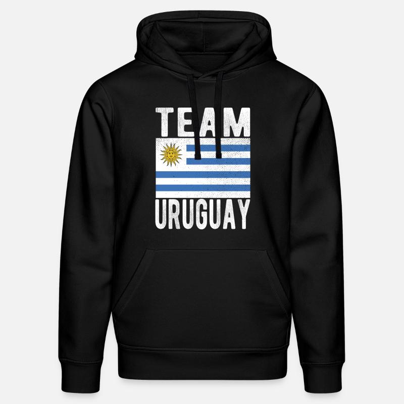 Drapeau de l’Uruguay - Sweat à capuche bio DRUMMER Stanley/Stella Unisexe - noir