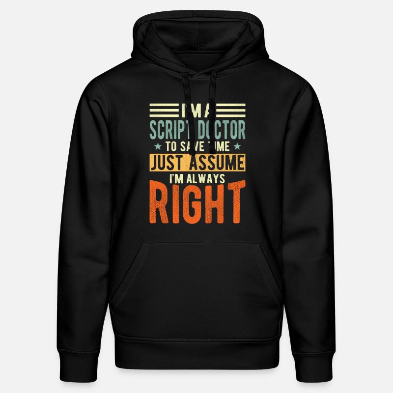 Drehbuch Doktor - Stanley/Stella Unisex Bio-Hoodie DRUMMER  - Schwarz