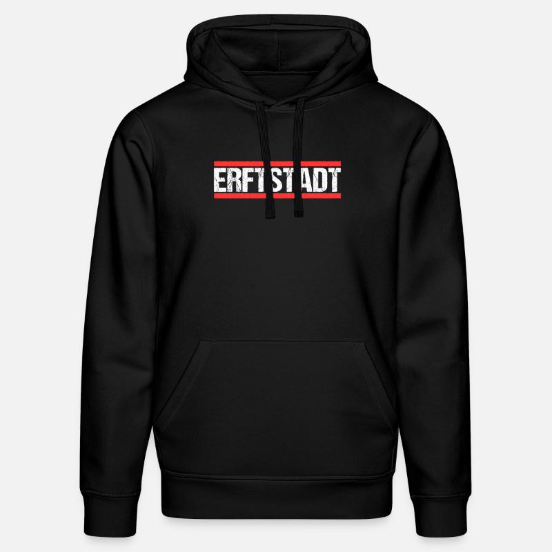 Erftstadterin Erftstadter Erftstadt - Sweat à capuche bio DRUMMER Stanley/Stella Unisexe - noir