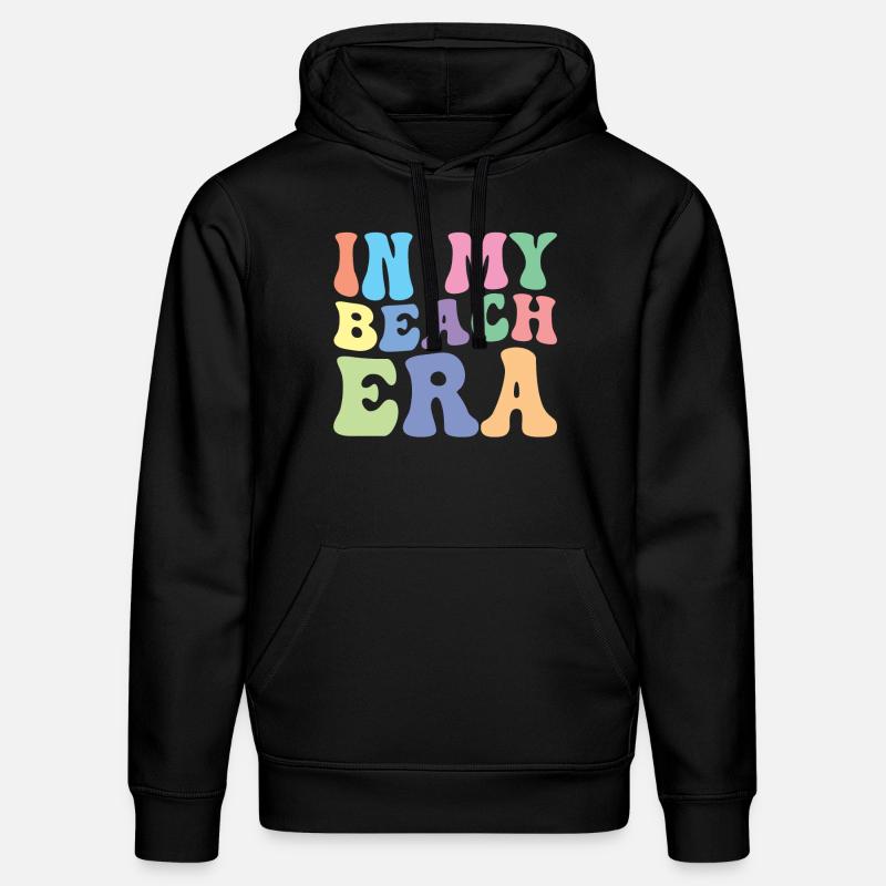 Plage Rétro Groovy Dans Mon - Sweat à capuche bio DRUMMER Stanley/Stella Unisexe - noir