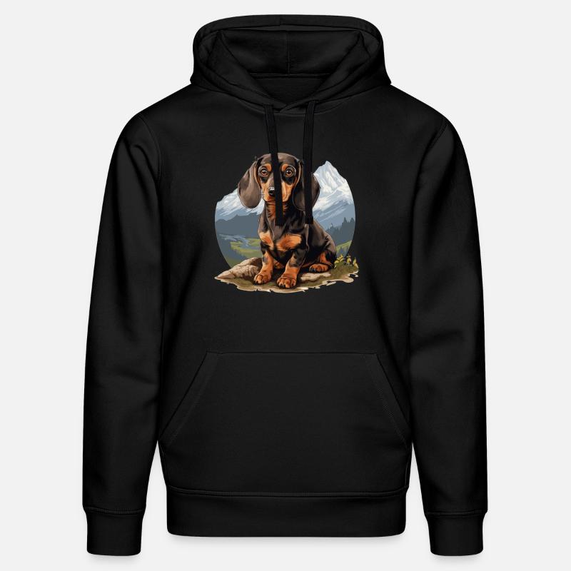 Alpine Badger Hound - Sweat à capuche bio DRUMMER Stanley/Stella Unisexe - noir