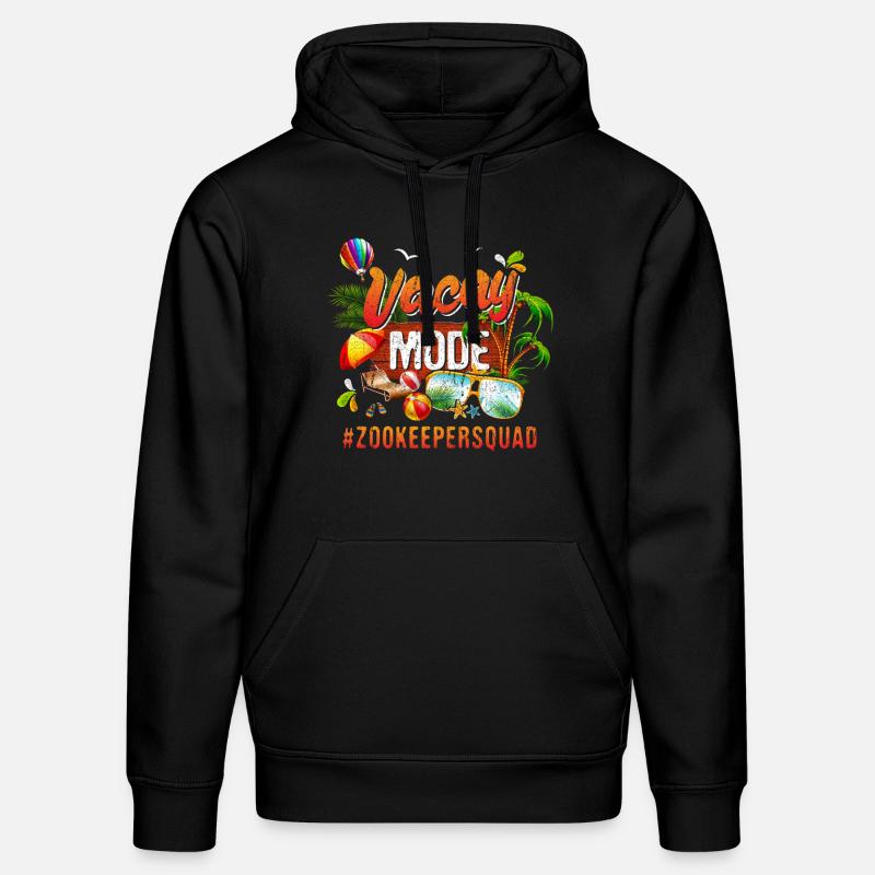 Zookeeper Vacation Group #Zookeepersquad - Sweat à capuche bio DRUMMER Stanley/Stella Unisexe - noir