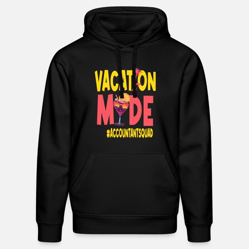 Comptable Vacances Vacy Mode Comptable - Sweat à capuche bio DRUMMER Stanley/Stella Unisexe - noir