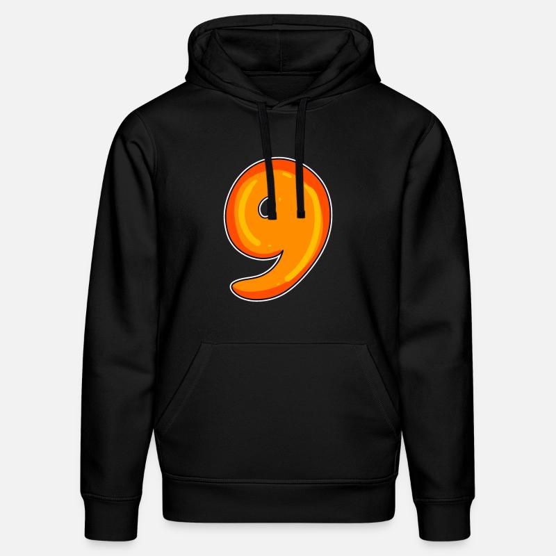 Neuf - 9 Motif - Sweat à capuche bio DRUMMER Stanley/Stella Unisexe - noir