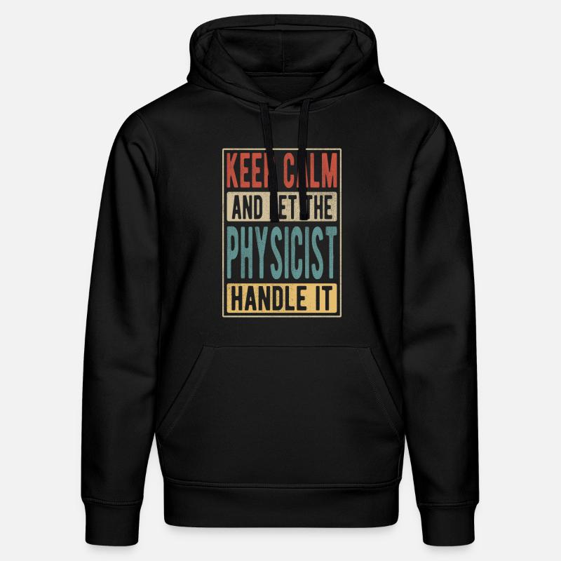 Physiker Retro Geschenk - Stanley/Stella Unisex Bio-Hoodie DRUMMER  - Schwarz