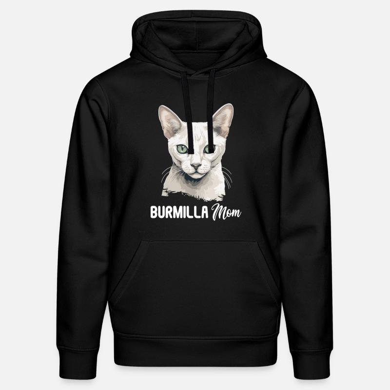 Burmilla Chaton Burmilla Chat - Sweat à capuche bio DRUMMER Stanley/Stella Unisexe - noir