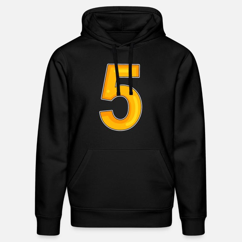 Graphique 5 - Sweat à capuche bio DRUMMER Stanley/Stella Unisexe - noir