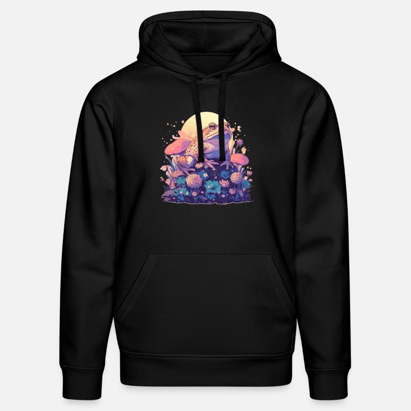 Toad Kröten Kröte - Stanley/Stella Unisex Bio-Hoodie DRUMMER  - Schwarz