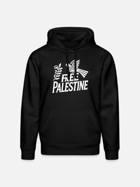 Free palestine - Stanley/Stella DRUMMER Unisex Organic Hoodie - black