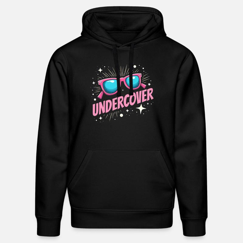 Déguisement Undercover - Sunglasses Fun - Sweat à capuche bio DRUMMER Stanley/Stella Unisexe - noir
