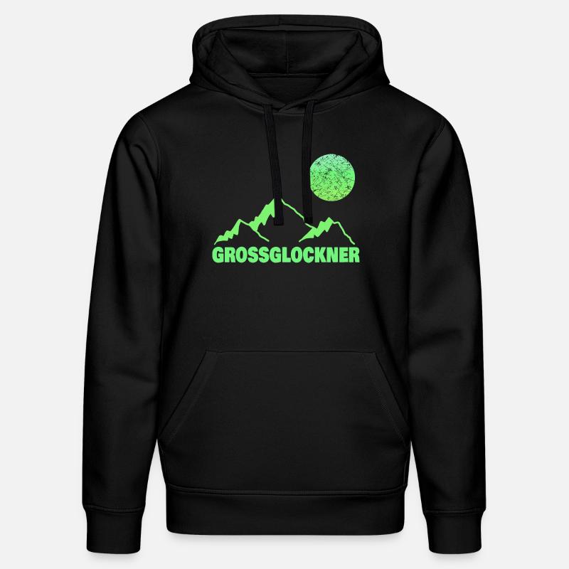 Escalade du Grossglockner - Sweat à capuche bio DRUMMER Stanley/Stella Unisexe - noir