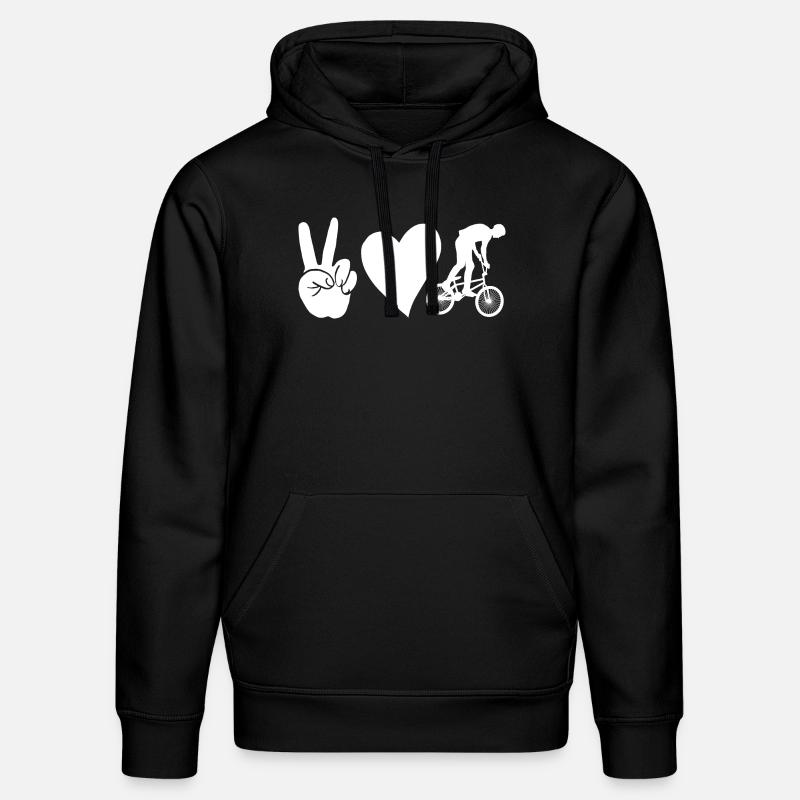 Vélo VTT - Sweat à capuche bio DRUMMER Stanley/Stella Unisexe - noir