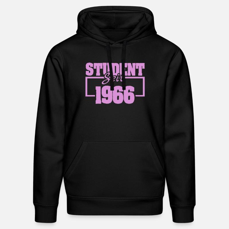 1966 1966 - Sweat à capuche bio DRUMMER Stanley/Stella Unisexe - noir