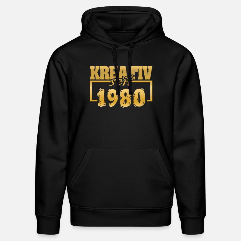 Concepteur de sites Web 1980 - Sweat à capuche bio DRUMMER Stanley/Stella Unisexe - noir