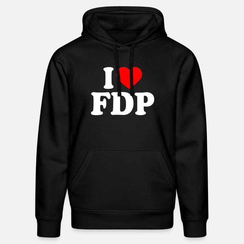 j'adore fdp - Sweat à capuche bio DRUMMER Stanley/Stella Unisexe - noir