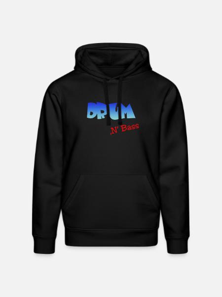 Drum n Bass, Techno, Minimal - Stanley/Stella Unisex Bio-Hoodie DRUMMER  - Schwarz