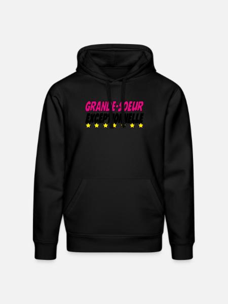 AUSSERGEWÖHNLICHE GROSSE SCHWESTER - Stanley/Stella Unisex Bio-Hoodie DRUMMER  - Schwarz