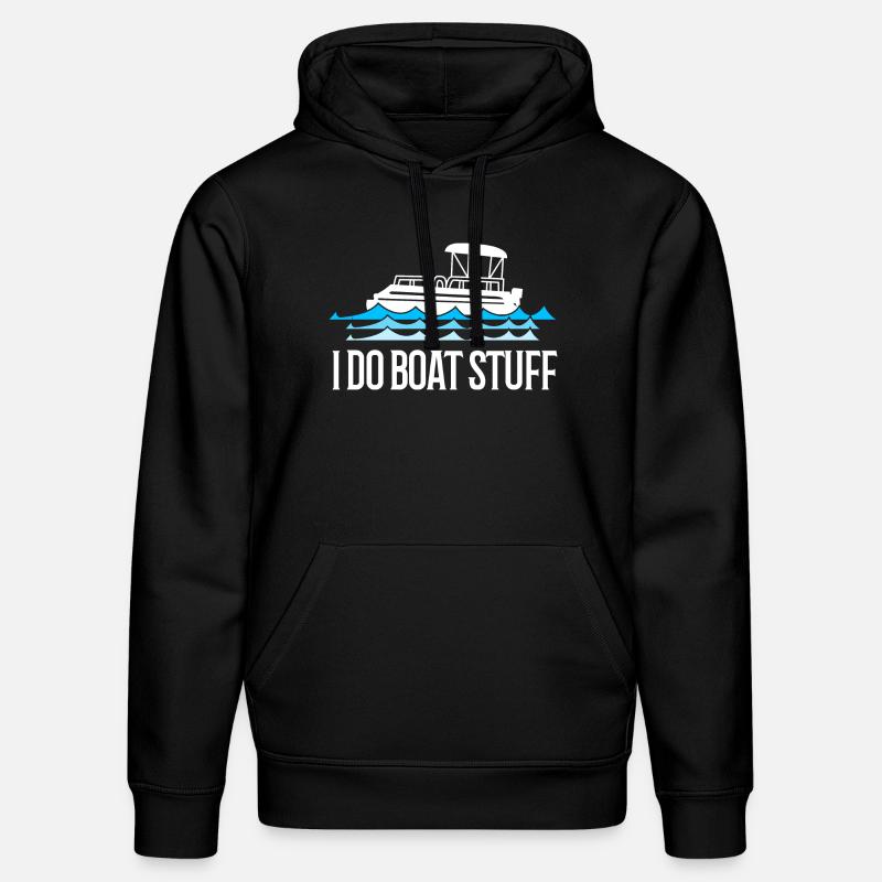 Bateau ponton Bateau Bateaux - Sweat à capuche bio DRUMMER Stanley/Stella Unisexe - noir