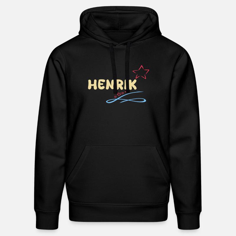 Henrik en cadeau - Sweat à capuche bio DRUMMER Stanley/Stella Unisexe - noir