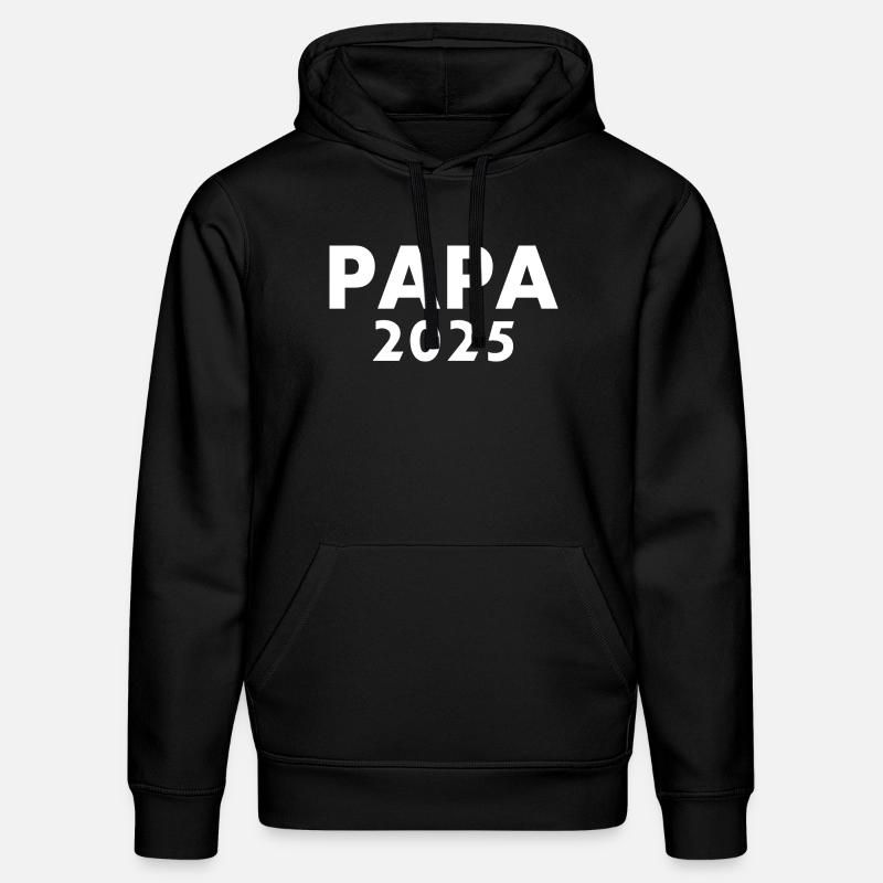 Papa 2025 - Sweat à capuche bio DRUMMER Stanley/Stella Unisexe - noir