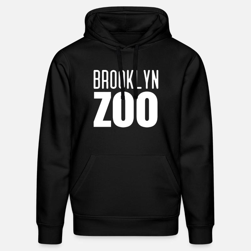 Brooklyn zoo - Sweat à capuche bio DRUMMER Stanley/Stella Unisexe - noir