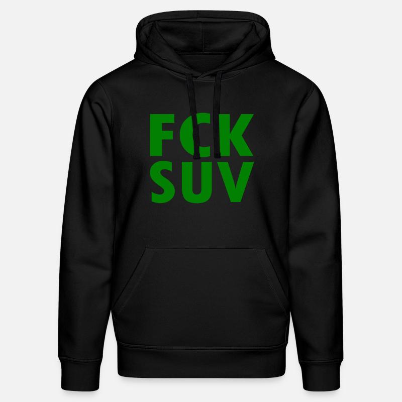 Fck suv - Sweat à capuche bio DRUMMER Stanley/Stella Unisexe - noir