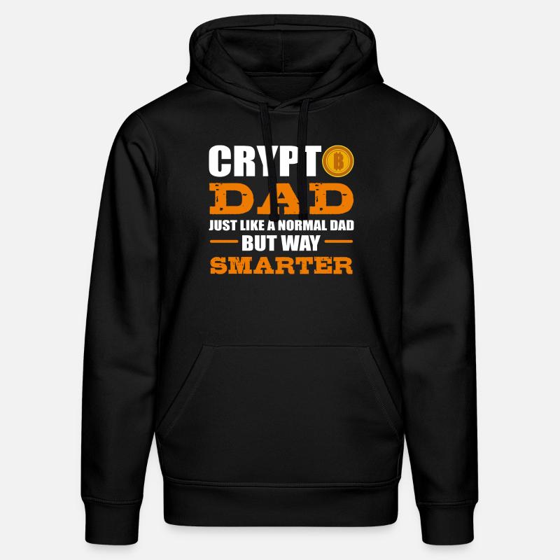 Le bitcoin - Sweat à capuche bio DRUMMER Stanley/Stella Unisexe - noir