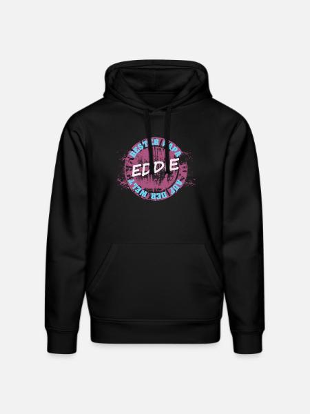 Father's Day Eddie - Stanley/Stella DRUMMER Unisex Organic Hoodie - black