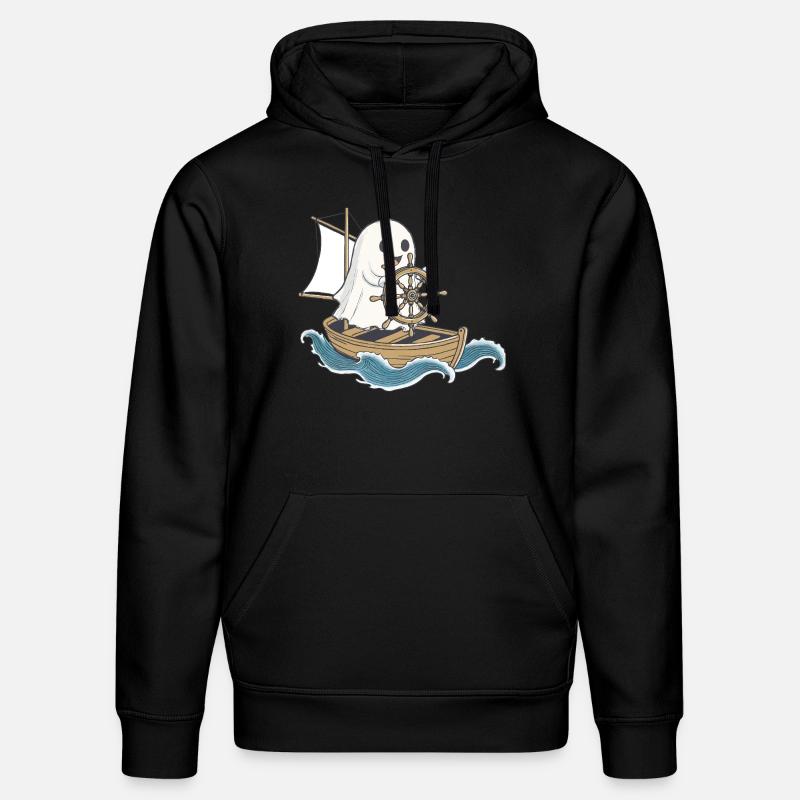 Ghost Sailor Halloween - Sweat à capuche bio DRUMMER Stanley/Stella Unisexe - noir
