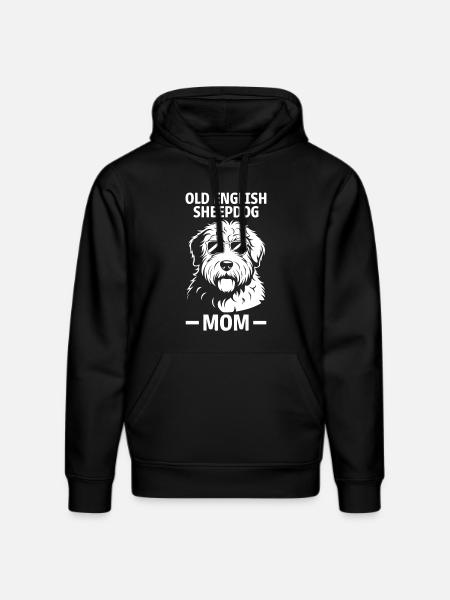 Old English Sheepdog Saying Joke Sheepdog Gift - Stanley/Stella DRUMMER Unisex Organic Hoodie - black