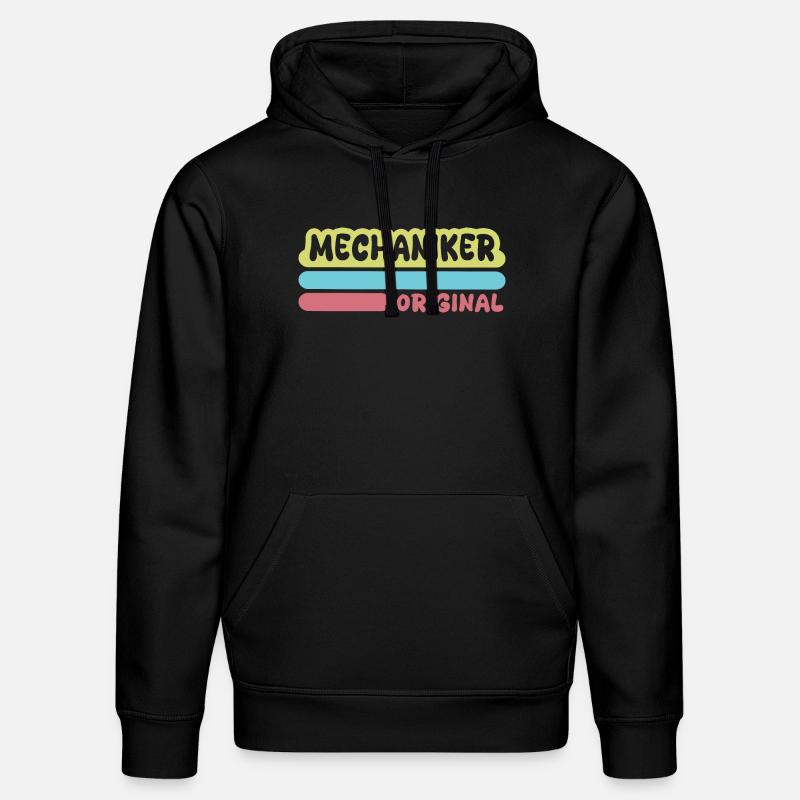 Mécanicien comme prénom - Sweat à capuche bio DRUMMER Stanley/Stella Unisexe - noir