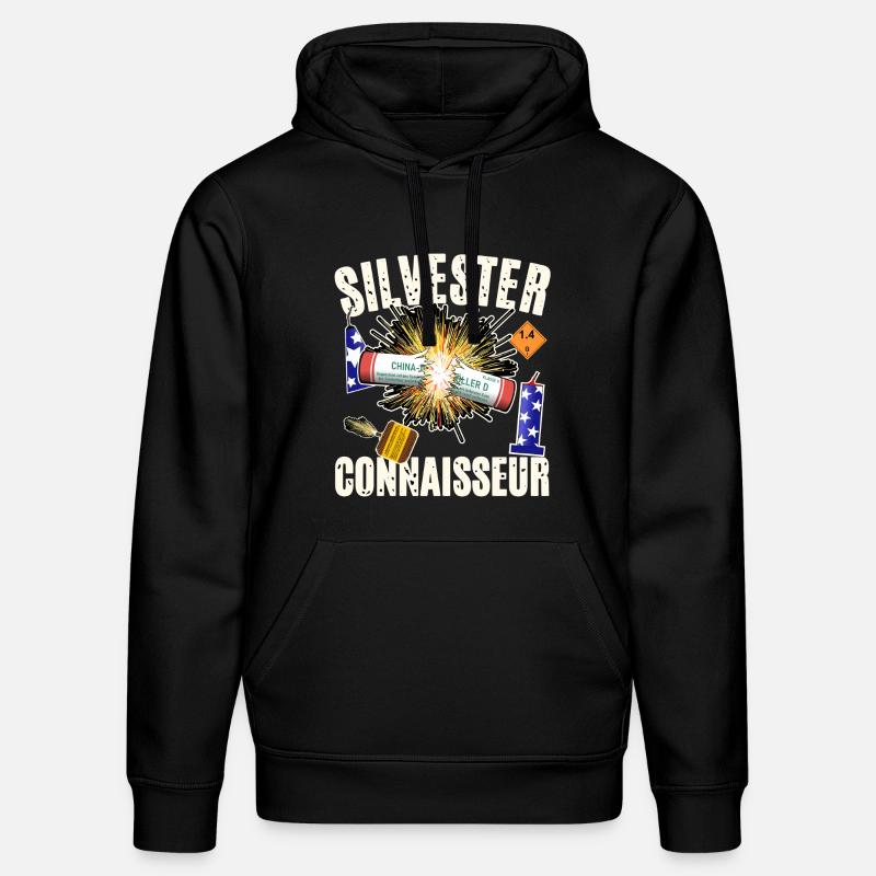 Pyro Connoisseur - Sweat à capuche bio DRUMMER Stanley/Stella Unisexe - noir