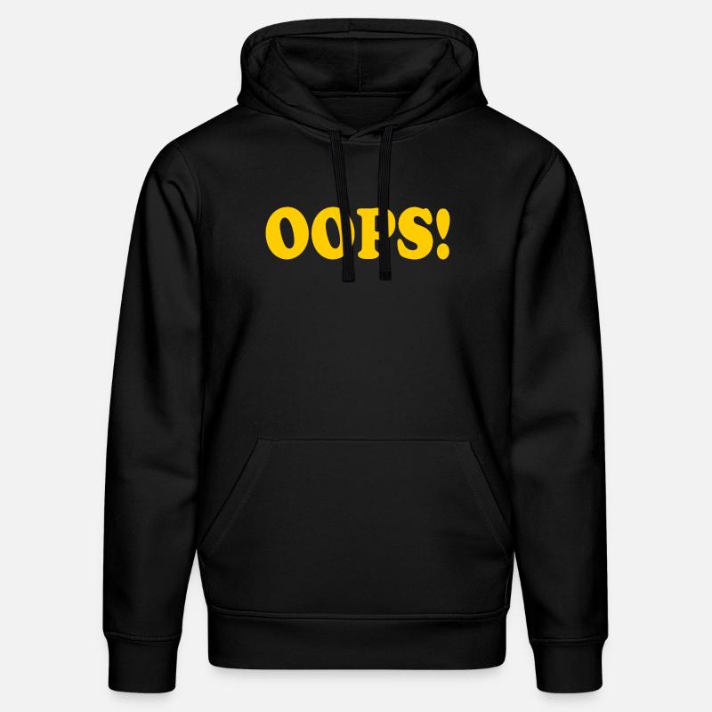 Oops - Stanley/Stella Unisex Bio-Hoodie DRUMMER  - Schwarz