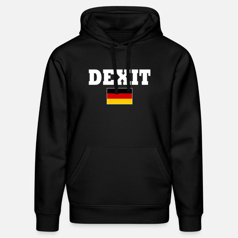 Dexit - Stanley/Stella Unisex Bio-Hoodie DRUMMER  - Schwarz