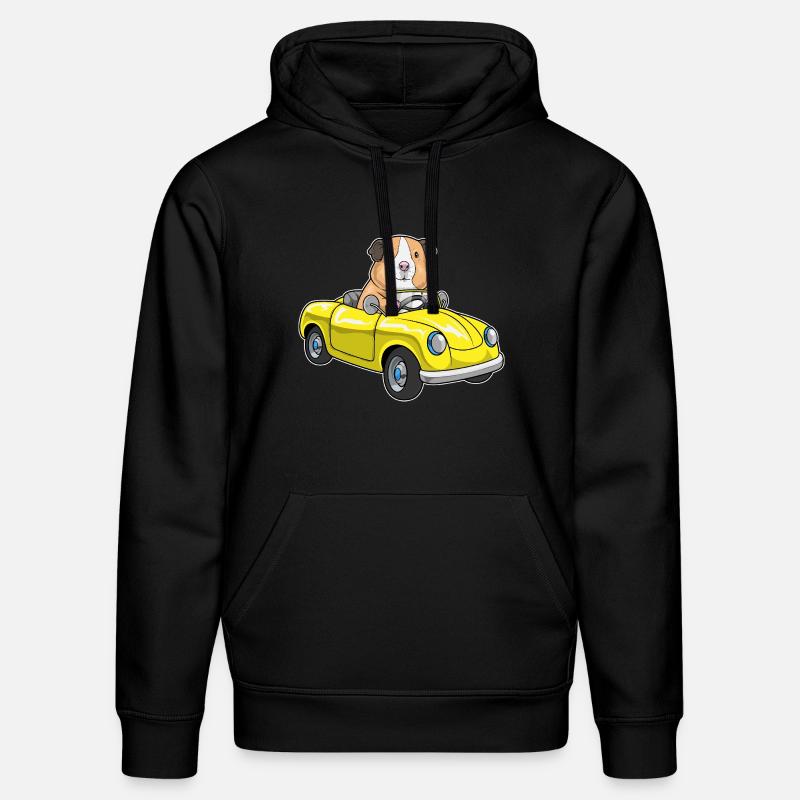 Voiture cochon d’Inde - Sweat à capuche bio DRUMMER Stanley/Stella Unisexe - noir