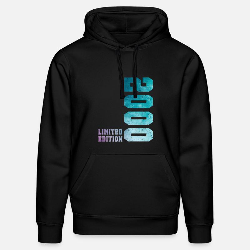 2000 Édition Limitée 26 ans anniversaire - Sweat à capuche bio DRUMMER Stanley/Stella Unisexe - noir