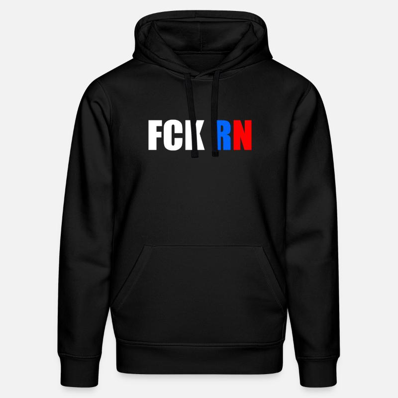 Fck rn - Sweat à capuche bio DRUMMER Stanley/Stella Unisexe - noir