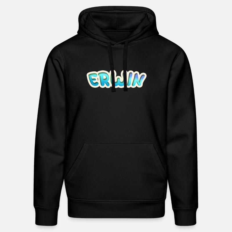 Cadeau pour Erwin - Sweat à capuche bio DRUMMER Stanley/Stella Unisexe - noir