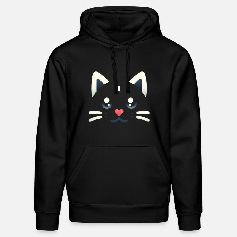 Chatons Kawaii, Animaux de compagnie - Sweat à capuche bio DRUMMER Stanley/Stella Unisexe - noir