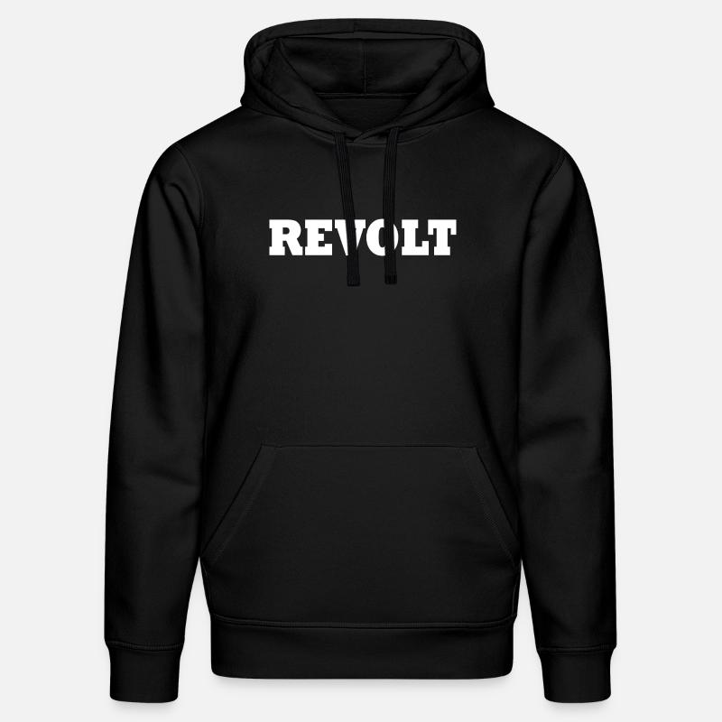 Revolt - Sweat à capuche bio DRUMMER Stanley/Stella Unisexe - noir