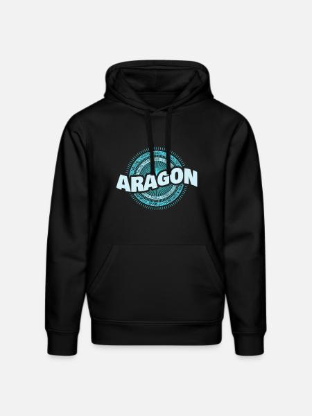 Aragon als Geschenkidee - Stanley/Stella Unisex Bio-Hoodie DRUMMER - Schwarz