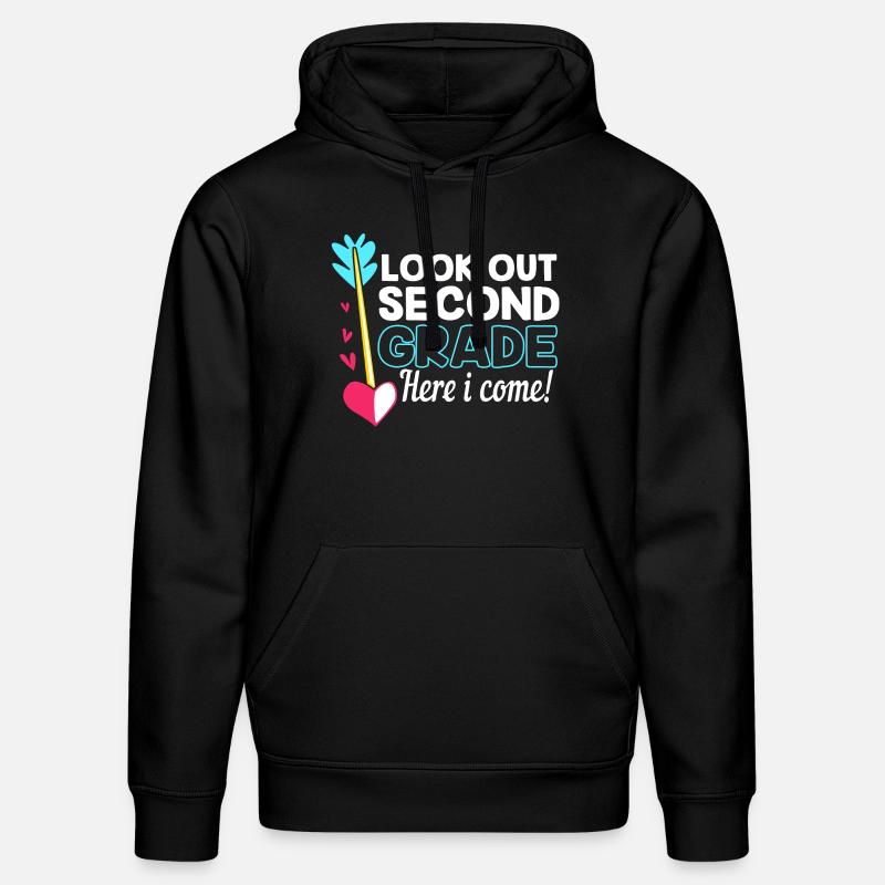 2. Klasse - Stanley/Stella Unisex Bio-Hoodie DRUMMER - Schwarz