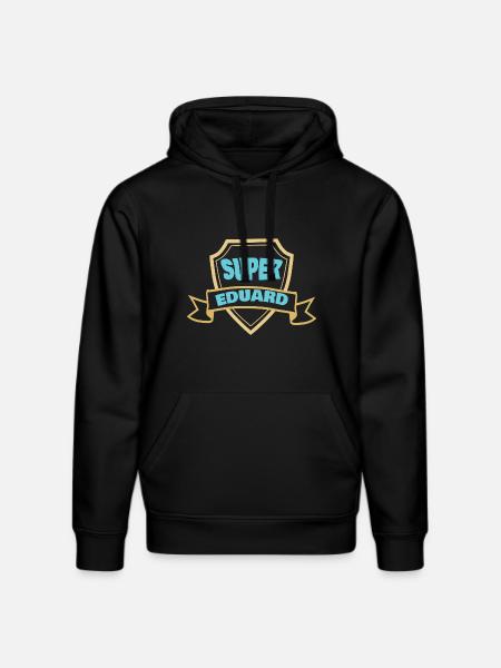 Geschenk für Eduard - Stanley/Stella Unisex Bio-Hoodie DRUMMER  - Schwarz