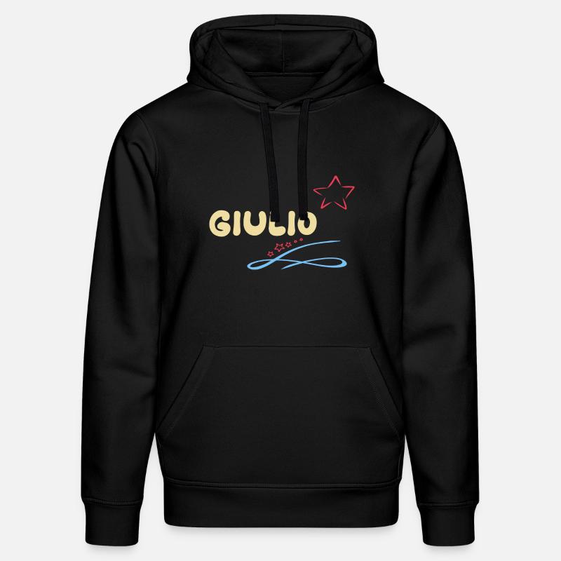 Giulio en cadeau - Sweat à capuche bio DRUMMER Stanley/Stella Unisexe - noir