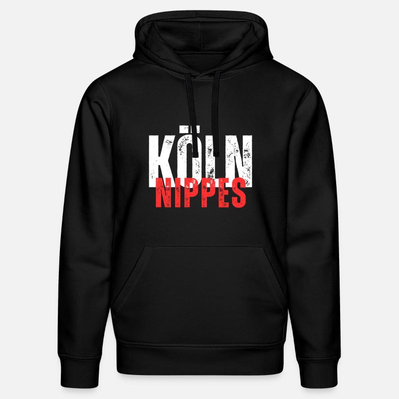 Nippes blanc rouge - Sweat à capuche bio DRUMMER Stanley/Stella Unisexe - noir
