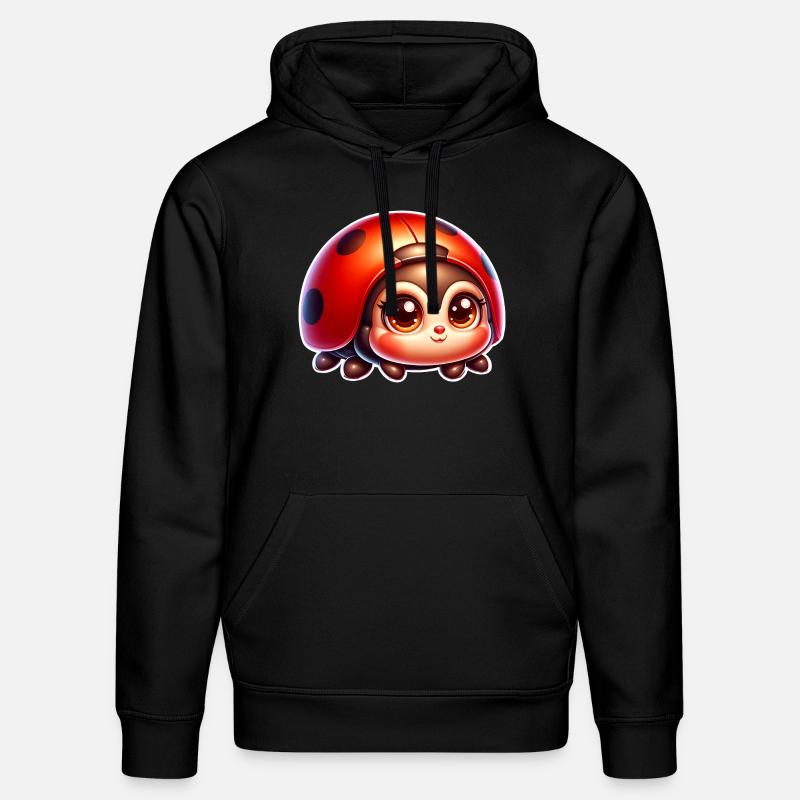 Marienkäfer - Stanley/Stella Unisex Bio-Hoodie DRUMMER - Schwarz