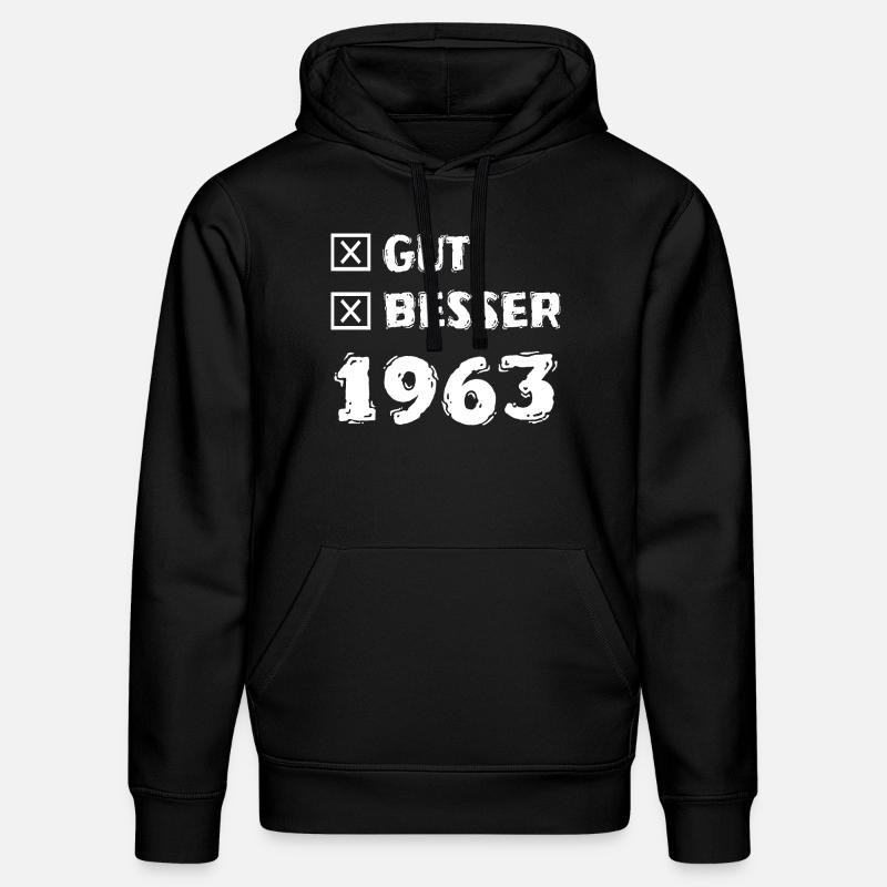 Bon 1963 - Sweat à capuche bio DRUMMER Stanley/Stella Unisexe - noir