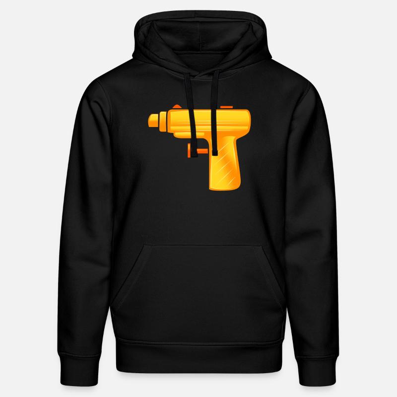 Pistolet à eau - Sweat à capuche bio DRUMMER Stanley/Stella Unisexe - noir