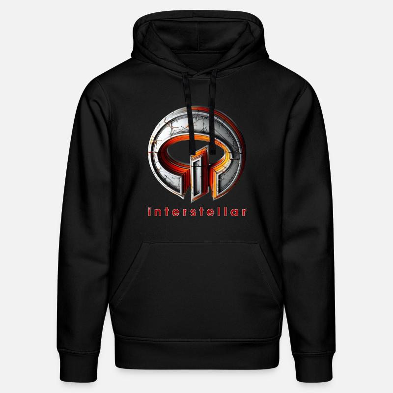 interstellar symbol design von 74elements - Stanley/Stella Unisex Bio-Hoodie DRUMMER  - Schwarz